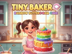 Laro Tiny Baker: Rainbow Buttercream Cake