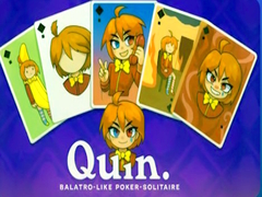 Laro Quin. Balatro-like poker-solitaire