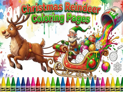 Laro Christmas Reindeer Coloring Pages