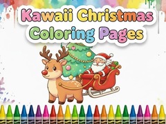 Laro Kawaii Christmas Coloring Pages