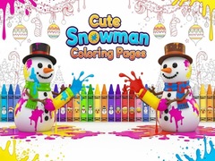 Laro Cute Snowman Coloring Pages