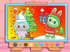 Laro Coloring Book: Christmas Labubu