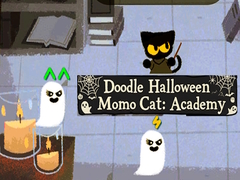 Laro Doodle Halloween Momo Cat: Academy