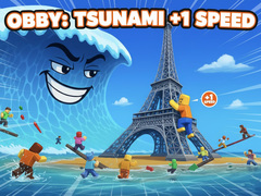 Laro Obby: Tsunami +1 speed