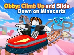 Laro Obby: Climb Up and Slide Down on Minecarts
