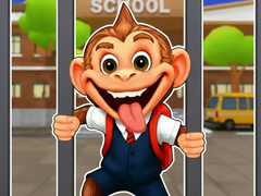 Laro Jigsaw Puzzle: Monkey Student School Prank