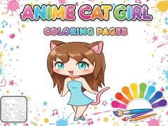 Laro Anime Cat Girl Coloring Pages