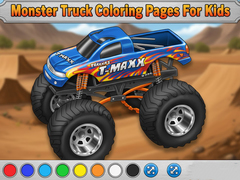 Laro Monster Truck Coloring Pages For Kids