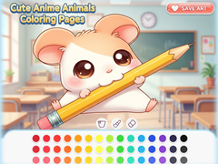 Laro Cute Anime Animals Coloring Pages
