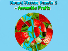 Laro Round jigsaw Puzzle 2 - Assemble Fruits