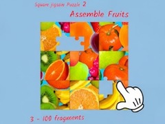Laro Square jigsaw Puzzle 2 - Assemble Fruits