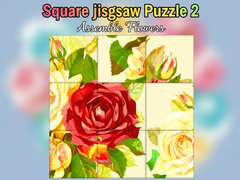 Laro Square jigsaw Puzzle 2  Assemble Flowers