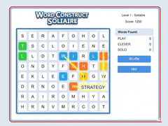 Laro Word Construct Solitaire