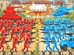 Laro Gun Mob: Stickman Run