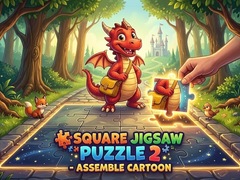 Laro Square jigsaw Puzzle 2 - Assemble Cartoon