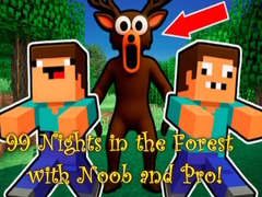 Laro 99 Nights in the Forest with Noob and Pro!