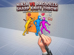 Laro Ninja vs Ragdolls: Sharp Knife Throw!