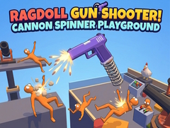 Laro Ragdoll Gun Shooter! Cannon Spinner Playground