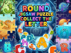 Laro Round Jigsaw Puzzle - Collect the Letter