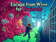 Laro Escape from Wave for Brainrots