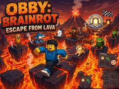 Laro Obby: Brainrot escape from Lava