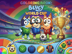 Laro Coloring Book: Bluey World Cup