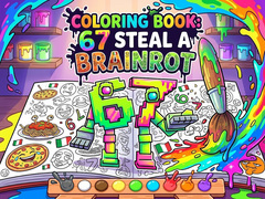Laro Coloring Book: 67 Steal A Brainrot