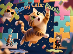 Laro Funny Cats: Puzzle