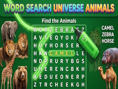 Laro Word Search Universe Animals