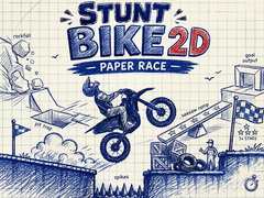 Laro Stunt Bike 2D Paper Race