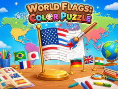 Laro World Flags: Color Puzzle