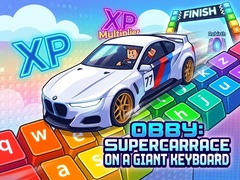 Laro Obby: Supercar Race on a Giant Keyboard