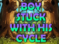 Laro Boy Stuck with His Cycle