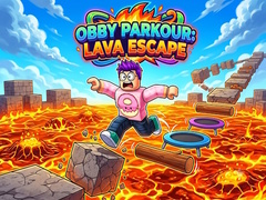 Laro Obby Parkour: Lava Escape