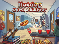 Laro Hotdog Down a Hallway