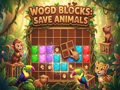 Laro Wood Blocks: Save Animals