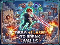 Laro Obby: +1 Laser to Break Walls
