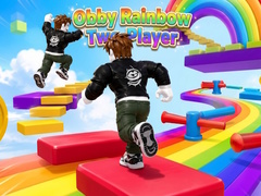 Laro Obby Rainbow Parkour Two Player