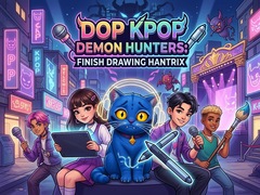 Laro DOP KPop Demon Hunters: Finish Drawing Hantrix