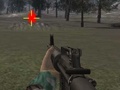 Laro Shooting a machine gun M16