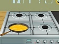 Laro Cooking omelette