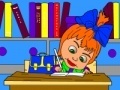 Laro Masha and the Bear do their homework